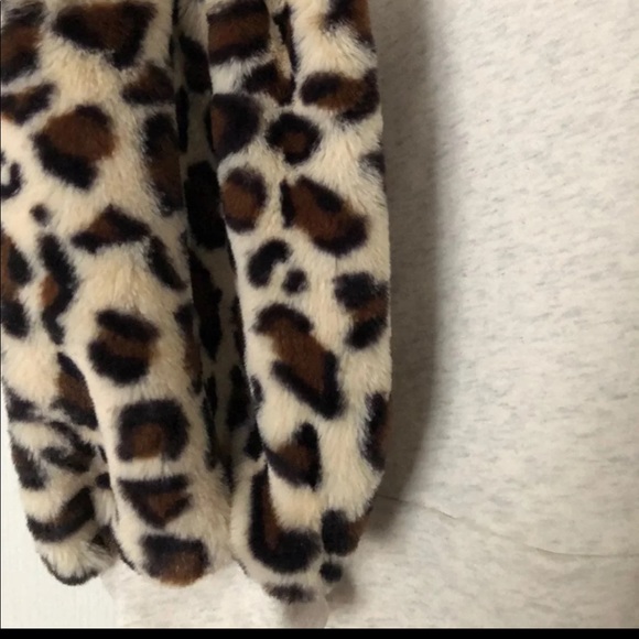 POL HOODIE CHEETAH SLEEVES S - Picture 7 of 8